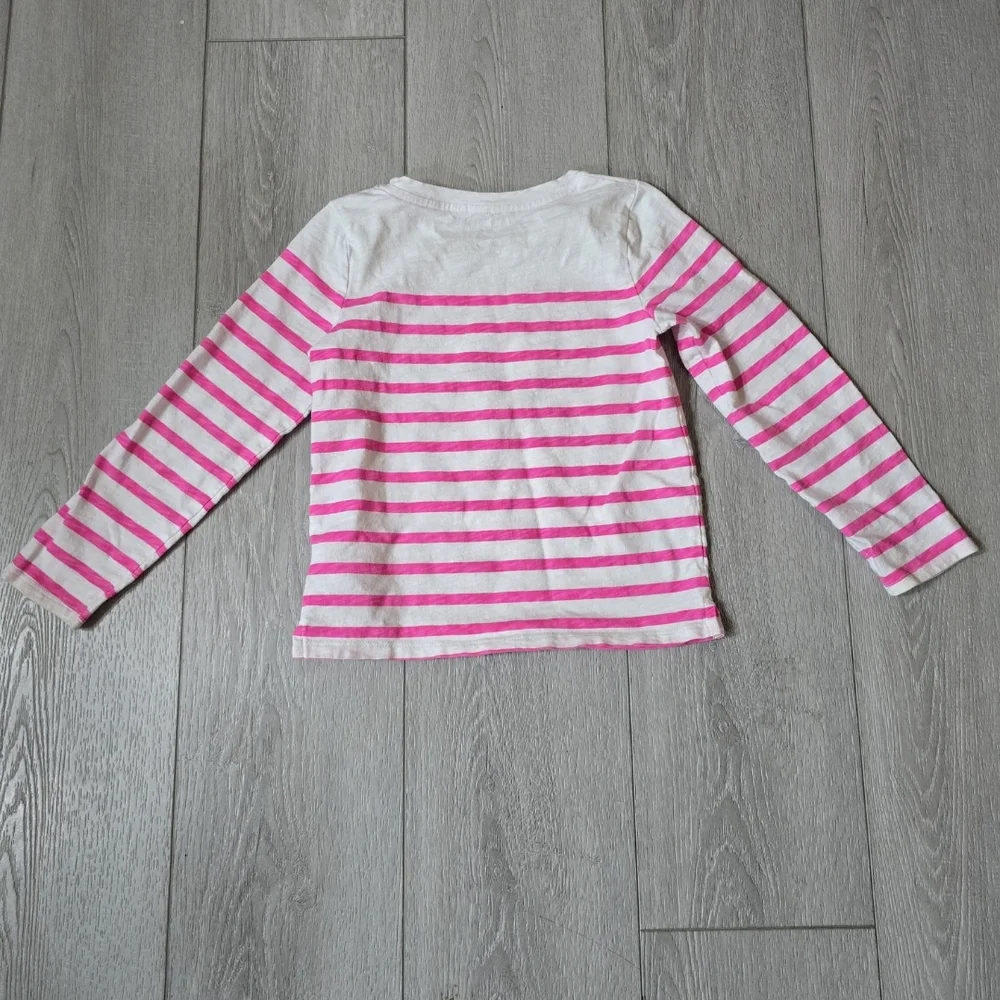 Pink and White Striped Kids Shirt
